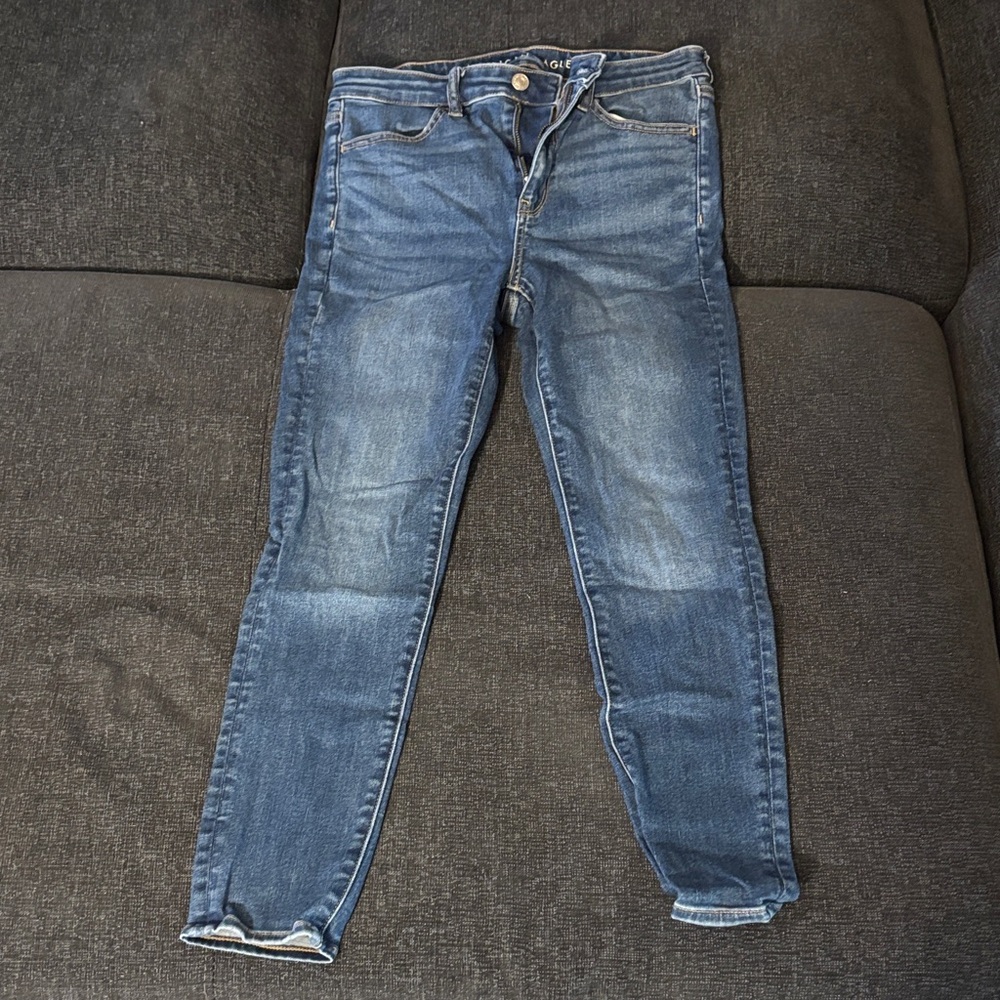 American Eagle Outfitters Dark Blue Skinny Jeans